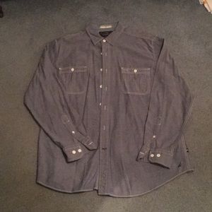 Nautica men’s denim-look shirt